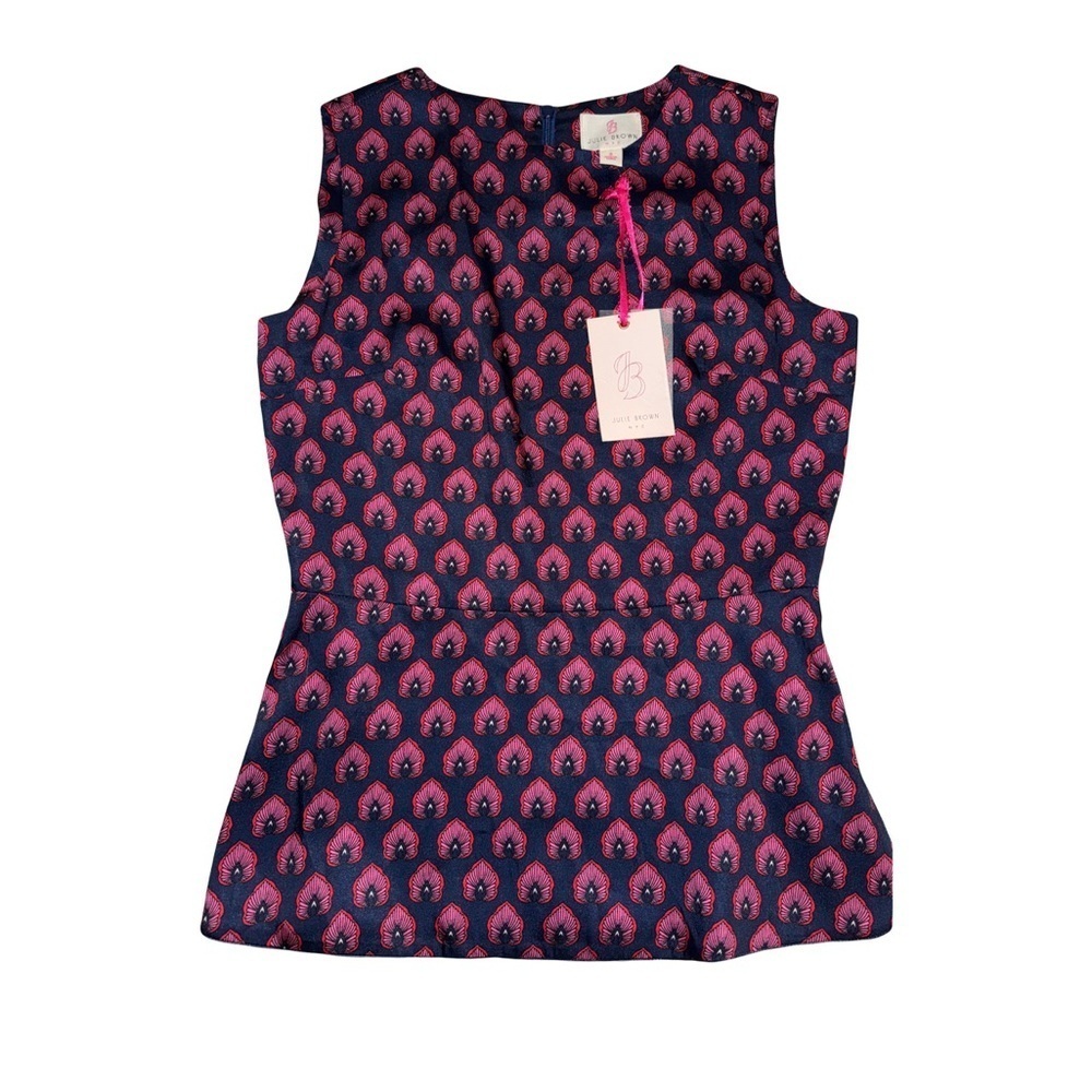 NWT Julie Brown NYC Contemporary Blouse Split Hem Size 2